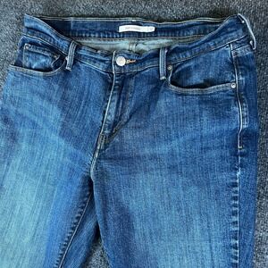 Levi's 505‎ Jeans Womens 32x31.5 Blue Denim Cotton Logo Mid Rise Straight Leg